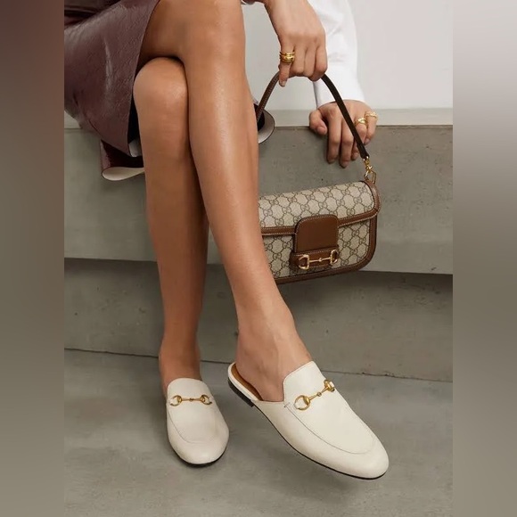 Gucci Princetown Leather Slippers - Picture 11 of 11